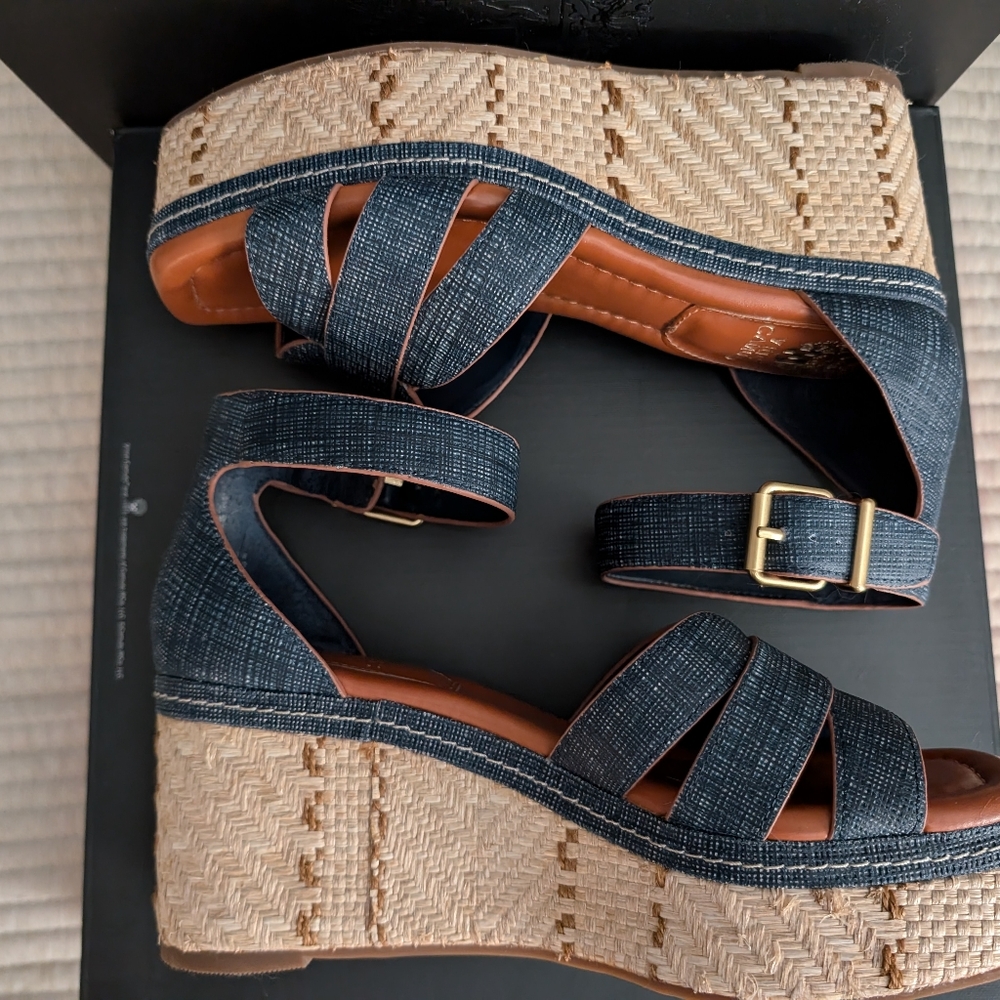 Vince Camutto platform sandals.